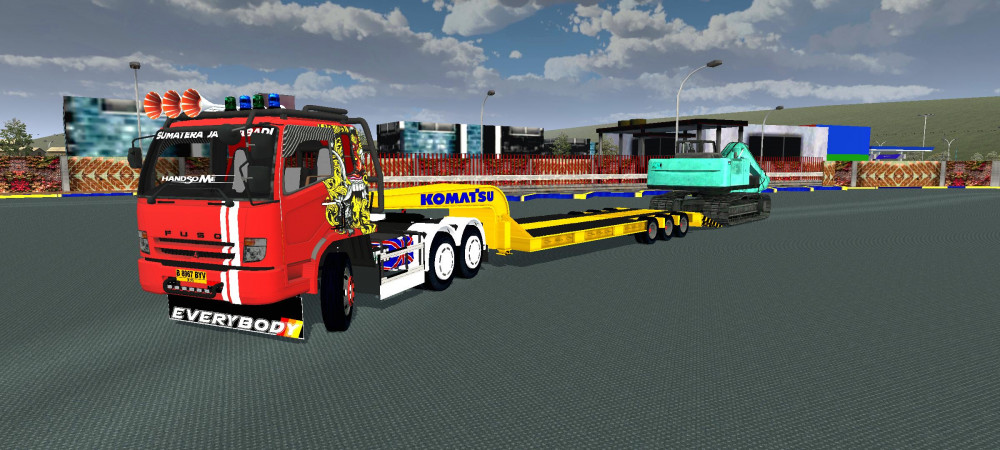 Fuso FN Trailer Excavator - Gambar 2