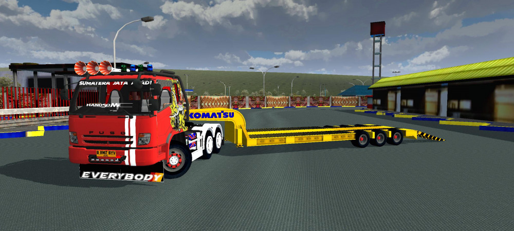 Fuso FN Trailer Excavator - Gambar 5