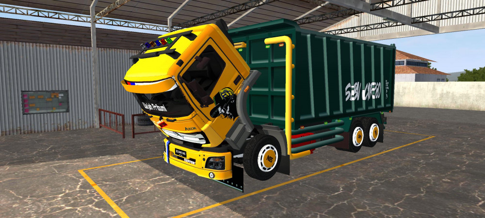 Mercedes Benz Axor 8x2 Dump - Gambar 6