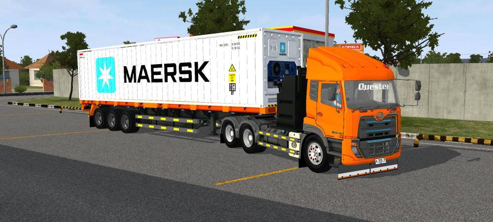 UD Quester Trailer Kontainer - Gambar 3