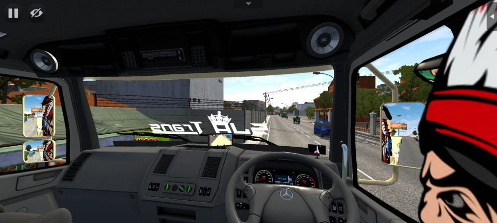 Mercedes Benz Axor Trailer Paku - Gambar 4