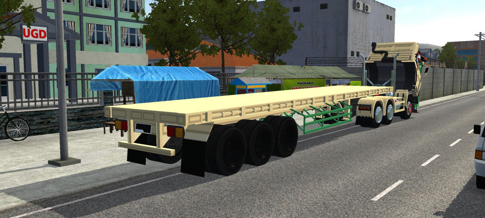Mercedes Benz Axor Trailer Paku - Gambar 5