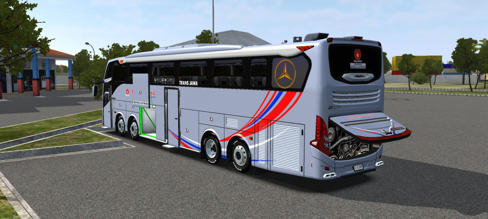 Jetbus 3+ SHD Mercedes Benz Quad Axle Long Chassis - Gambar 5