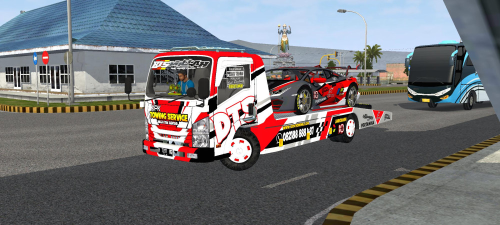 Isuzu Giga Towing Lambo - Gambar 2