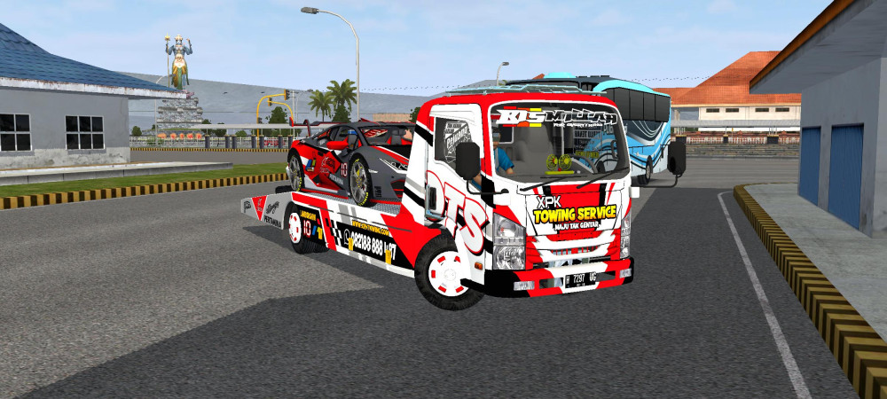Isuzu Giga Towing Lambo - Gambar 3