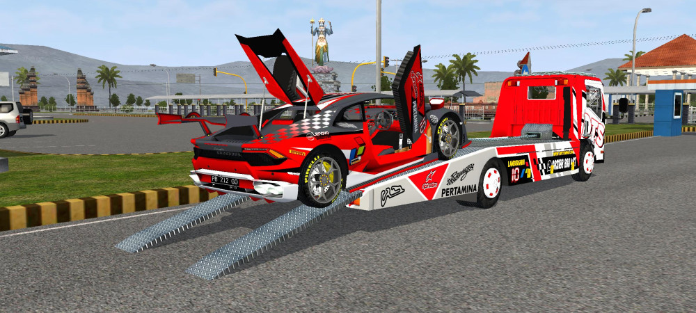 Isuzu Giga Towing Lambo - Gambar 5