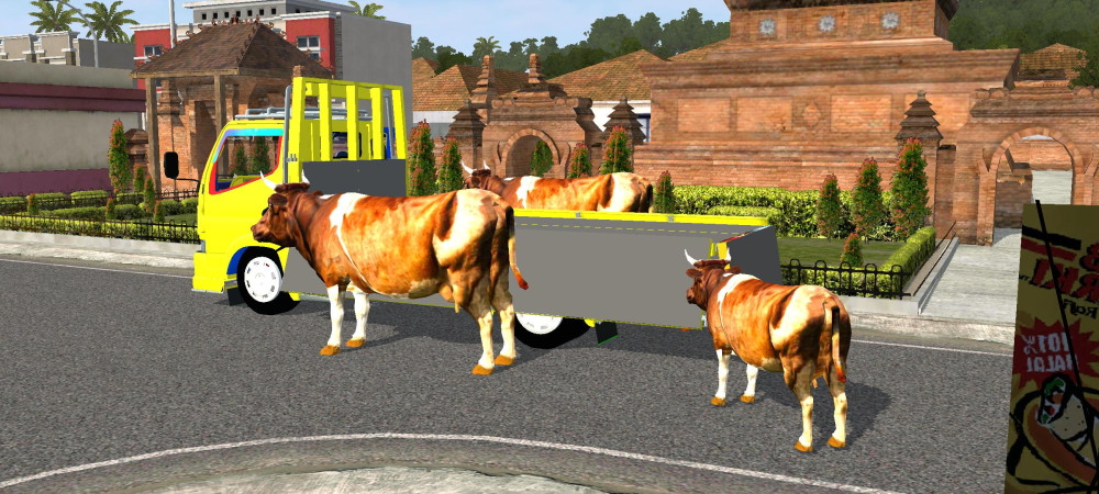 Canter Dropside Muat Sapi - Gambar 3